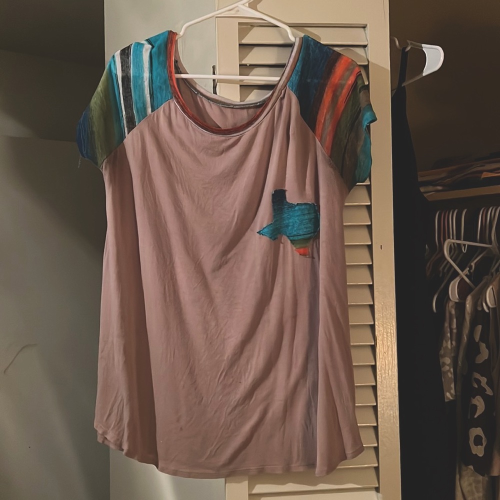 Size large shirt with Texas on it
